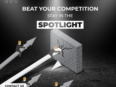 Stay in the Spotlight beat your competition branding brochures design graphic design illustration logo ny creative studio stay in the spotlight typography ui ux vector