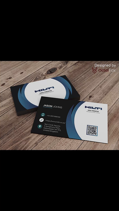 Business Card Design & Mockup | Designed By Octalfox animation graphic design motion graphics ui