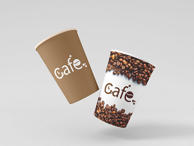 Coffee Cup Design ai brand identity coffee cup editing graphic design illustration logo