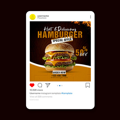 advertisement post of fast food advertisement advertisementpost fastfood foodpost graphic design post postdesign resturant resturantpost