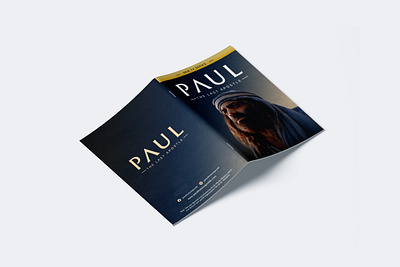 Booklet Design for Paul: The Last Apostle TV Series branding graphic design