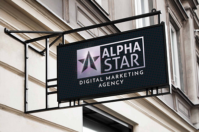 Alpha Star Logo V.2 adobe alpha star art branding design designer digital marketing graphic graphic design graphic designer logo mockup photoshop pimi sign therealpimi white white logo