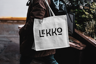 Logo for LEKKO brand brandidentity branding graphic design logo logotype typography vector