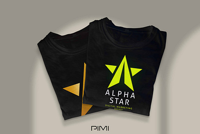 Alpha Star Staff Clothing adobe alpha star art artist branding cloth clothing color design designer digital marketing graphic design green logo orange pimi staff clothing star