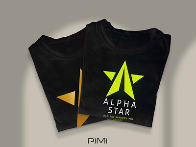 Alpha Star Staff Clothing adobe alpha star art artist branding cloth clothing color design designer digital marketing graphic design green logo orange pimi staff clothing star