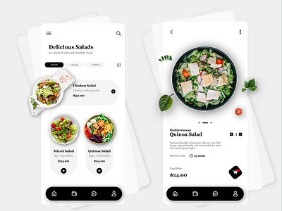 Food Mobile App Design app design food graphics interface ui user interface