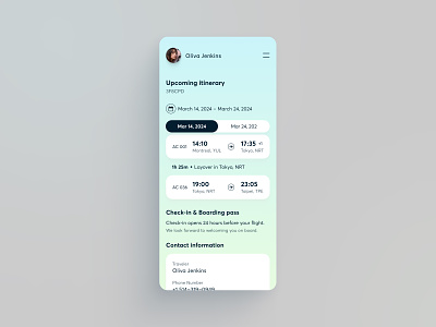 Daily UI 79. Itinerary app design daily ui daily ui challenge ltinerary mobile mobile app mobile design schedule travel travel app ui ui challenge ui desgin ui designer ux ux design ux designer voyage