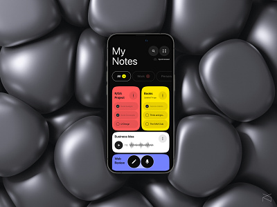 Notes App app ios notes product ui