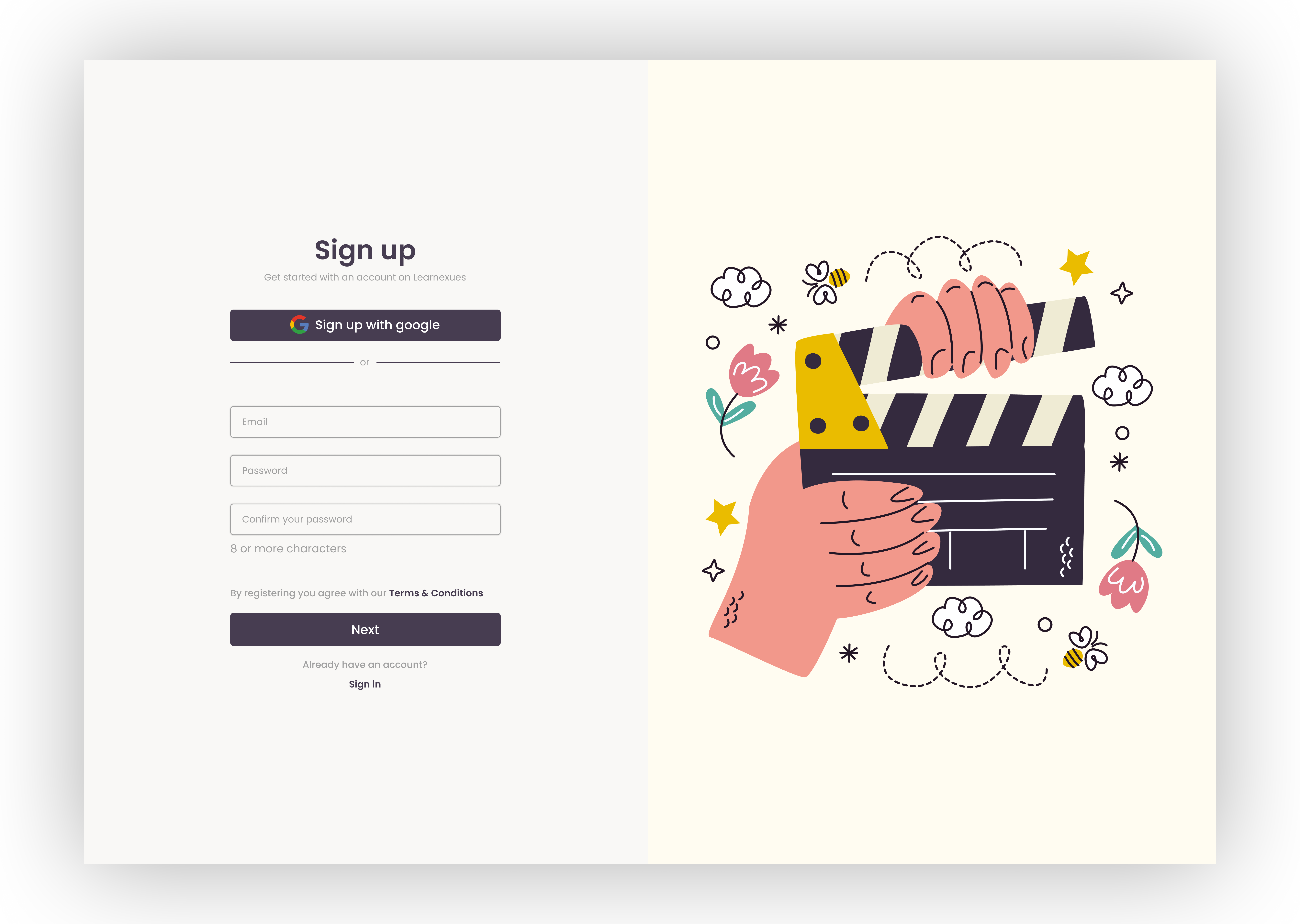 Sign Up Page UI Design app app designer branding illustration landing page design motion graphics product design ui ui designer ui ux ui ux designer user experience design user interface design ux designer vector website designer