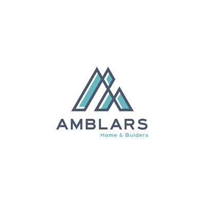 Amblers Logo Design amblers builders home logo logo design real estate