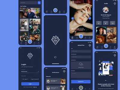 Natuarography ai app design graphic design media photography social social media ui