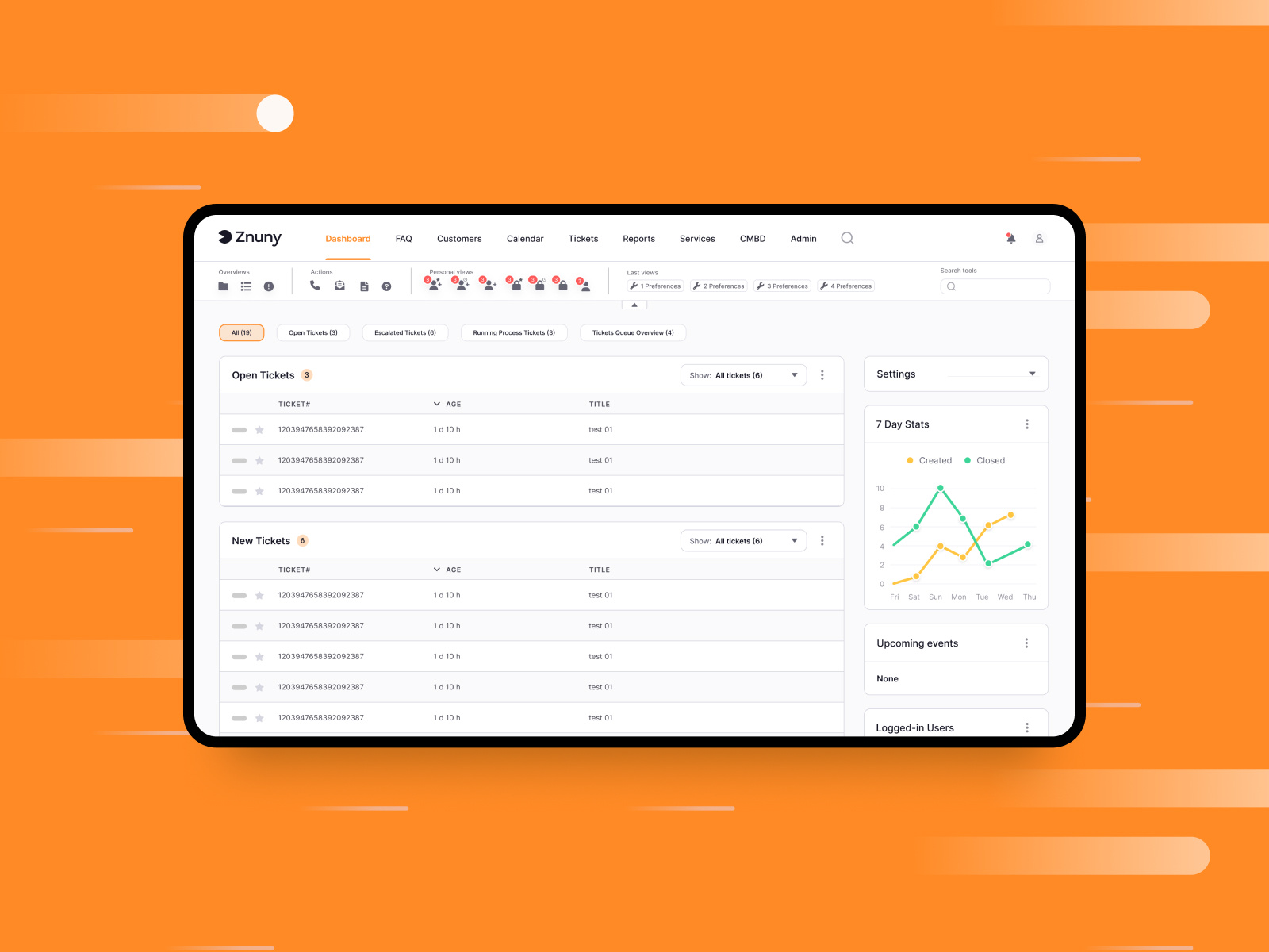 Znuny Platform Redesign design figma forwwwardstudio helpdesk platform product design redesign ticketing ui ux uxui web design