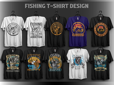 Fishing T-Shirt Design fishing design shirts