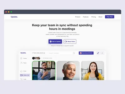 Landing Page animation app design clean design dribbble exdesign food interface iox landing page motion graphics top top level trend website