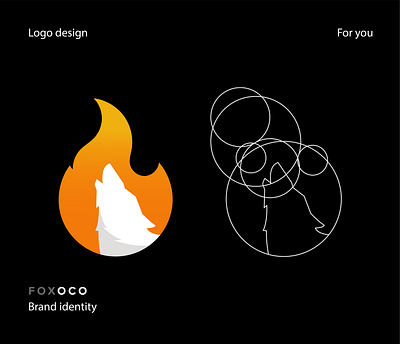 "FOXOCO" minimalist logo design. brand brand identity graphic graphics icon design logo design logo designer socialmedia vector