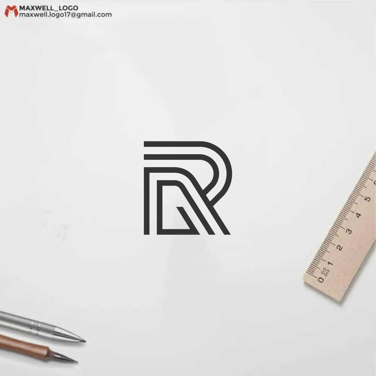 Letter GR Logo concept animation branding graphic design letter line logo logo monoline vector