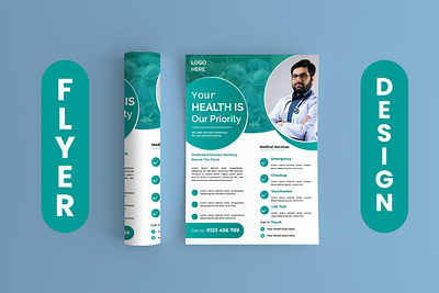 Medical Healthcare Flyer Design branding design graphic design health healthcare logo medial service