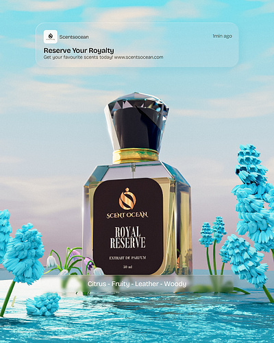 Scent Ocean - Social Media Designs 3d advertising animation brand branding design graphic design inspiration logo motion graphics photoshop post social media ui