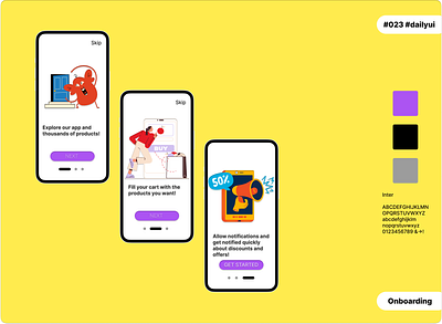 #023 #UIX101 challenge completed. #023 #dailyui daily design figma onboarding shopping ui uiux uix101 user ux