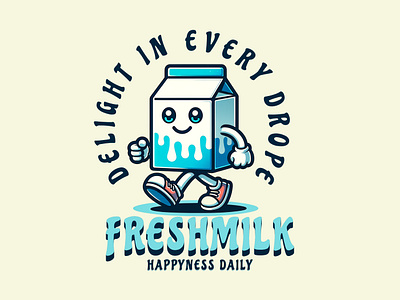 Milkbox custom design branding graphic design illustration logo product design t shirt design typography