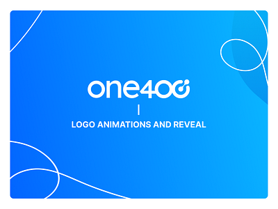 ONE400 rebranding video teaser and intro animation branding design graphic design illustration logo motion graphics typography vector