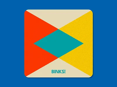 BINKS! Album Art No.2 album alternative art design geometric music shapes swiss
