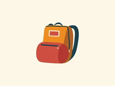 School Bag art creative design design ideas designinspiration digital design drawing dribbblecreations dribbblers dribbbleshot graphic design graphicdesign illustration inspiration school bag sketch vector vectorart