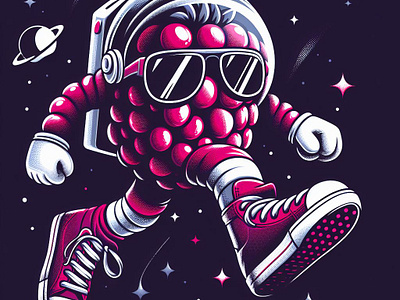 Berry Astronaut affinity designer berry astronaut berry best friends berry special character design cute characters cute design design digivibes fruit character fruit lovers graphic design illustration logo lovely design meddgraphics space lovers stylish character sunglasses