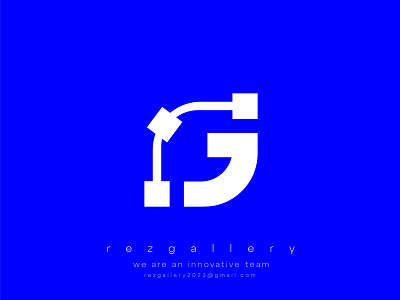 Rezgallery Logo, logo design, Brandin Identity, modern logo 3d animation app brand identity branding flat gicon graphic design icon illustration letterlogo logo minimal minimalist motion graphics rglogo ricon service typography ui