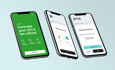 H&R Block Dot Com branding calculator design finance graphic design icons mobile money process responsive taxes tool ui user experience user interface ux web