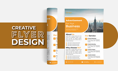 Creative Business Flyer Design ads banner branding business creative design flyer graphic design marketing vector