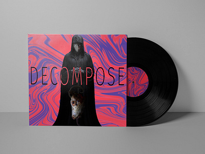 DECOMPOSE adobe photoshop branding design graphic design poster vinyl