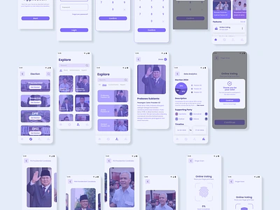 UI Election Application for Indonesia Election 2024 app ui design election election app graphic design ui ui app ui mobile ui mobile app design ui visual design