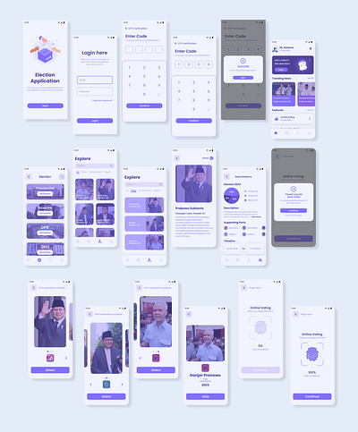 UI Election Application for Indonesia Election 2024 app ui design election election app graphic design ui ui app ui mobile ui mobile app design ui visual design
