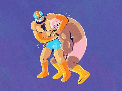 Lucha Libre February adobe fresco brand illustration digital illustration fresco illustration illustrator lucha libre luchador luchadores
