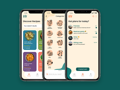 A toast to get-togethers app billsplitting chat design gatherings grocerylist guide list recipes schedule ui ux