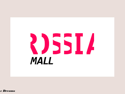 Rossia Mall: Logo and Branding branding graphic design logo