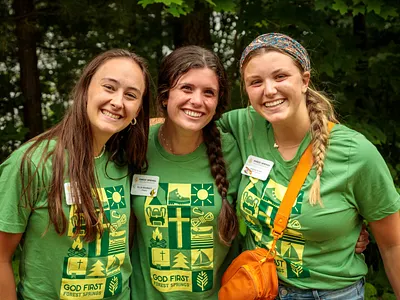 Summer Camp 2024 T-shirts apparel design bible camp camp apparel camping icons graphic design illustration t shirt design