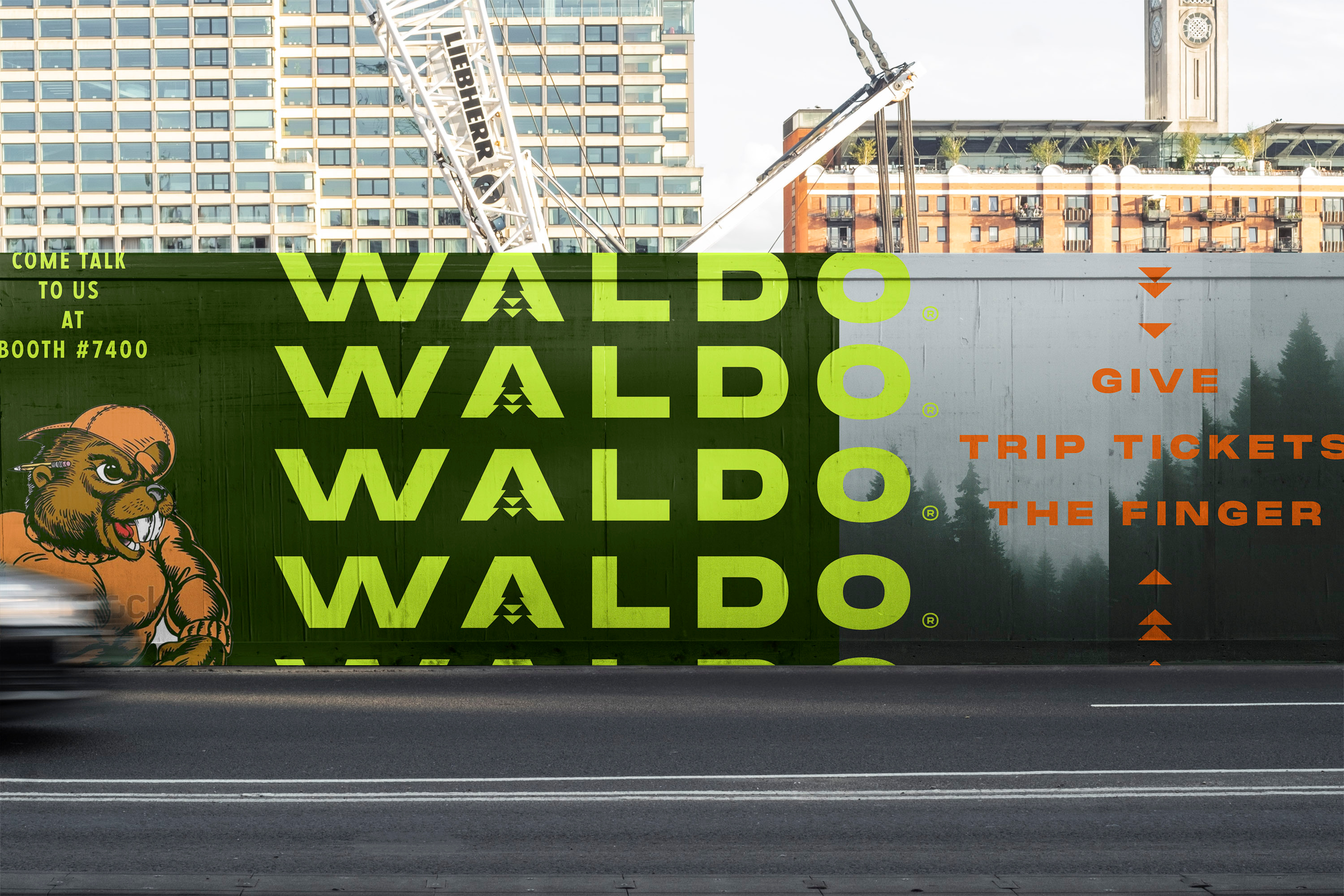 Waldo Branding - Concept Work 🌲 app art direction b2b brand touchpoint branding branding concepts branding design graphic design letter a logging logistics logo logo design lumber mockup outdoor pitch work tech tree waldo