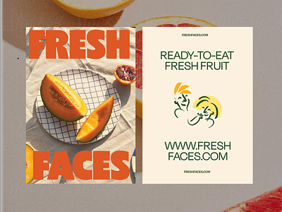 Fresh Faces | Branding & Illustrations branding food fruit illustration logo lynx packaging