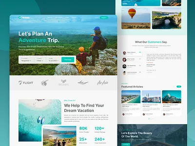 Travel Tours Website Landing page design adventure landing page designer figma figma design landing page landing page design masumbhuiyan tour tour landing page tour landing page design travel travel landing page design ui ui design ui ux uiux design uiux designer ux design web design website design