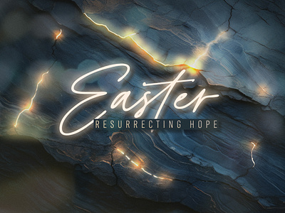 Easter: Resurrecting Hope branding church graphics design easter graphic design hope illustration logo resurrection sermon series vector