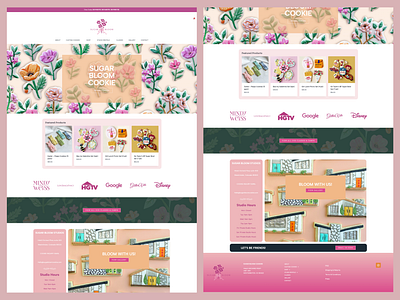Sugar Bloom Cookies - Redesign on Elementor w/ WooCommerce design elementor ui web design web develop wordpress