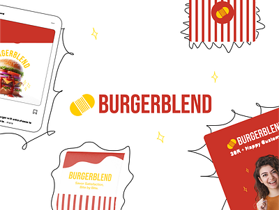 BurgerBlend - Branding UI UX Design app app design burger burger app ecommerce app ecommerce app design fast food fast food app food app landing page mobile app product design ui ui app design ui landing page ui ux design uiux ux web design website design