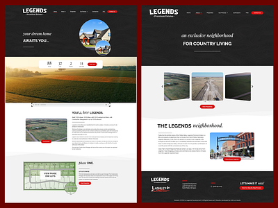Legends - Full Elementor Site design elementor ui web design web develop wordpress