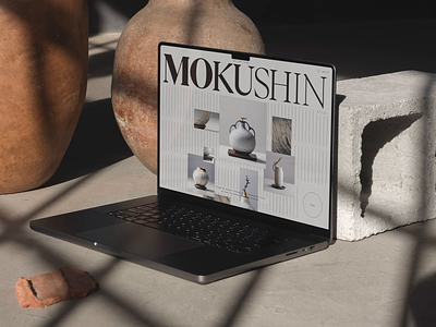 Mokushin – Homepage scroll animation 3d animation design e commerce japanese motion scroll ui ux web