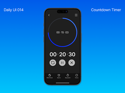 Daily UI 014 - "Countdown Timer" daily ui ui