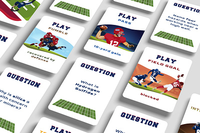 MSHA Football branding graphic design illustration logo playing card typography ui vector