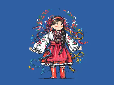 Peace character children female illustration illustrator kid woman