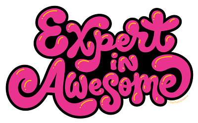 Expert in Awesome temporary tattoo graphic design hand lettering vector